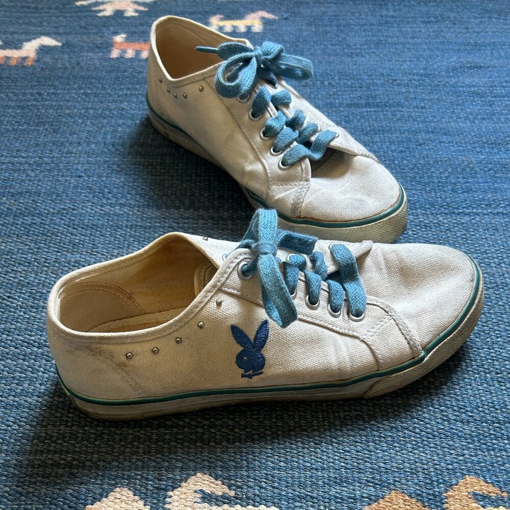 Used Vintage Y2K Playboy Sneakers (Size 7.5)